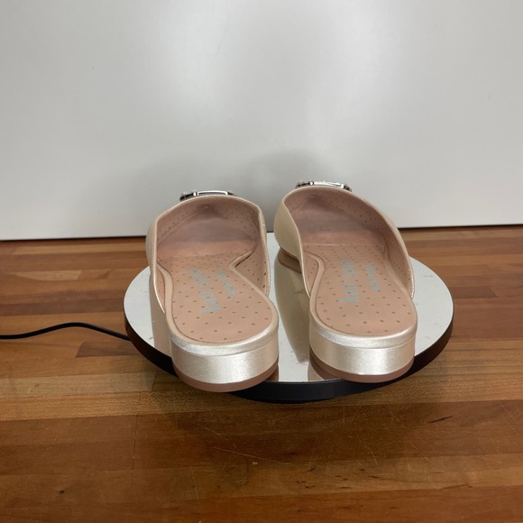 Kate Spade New York Women's Buckle up Slide Mule Flats - Ivory Bridal 8 - Picture 10 of 13
